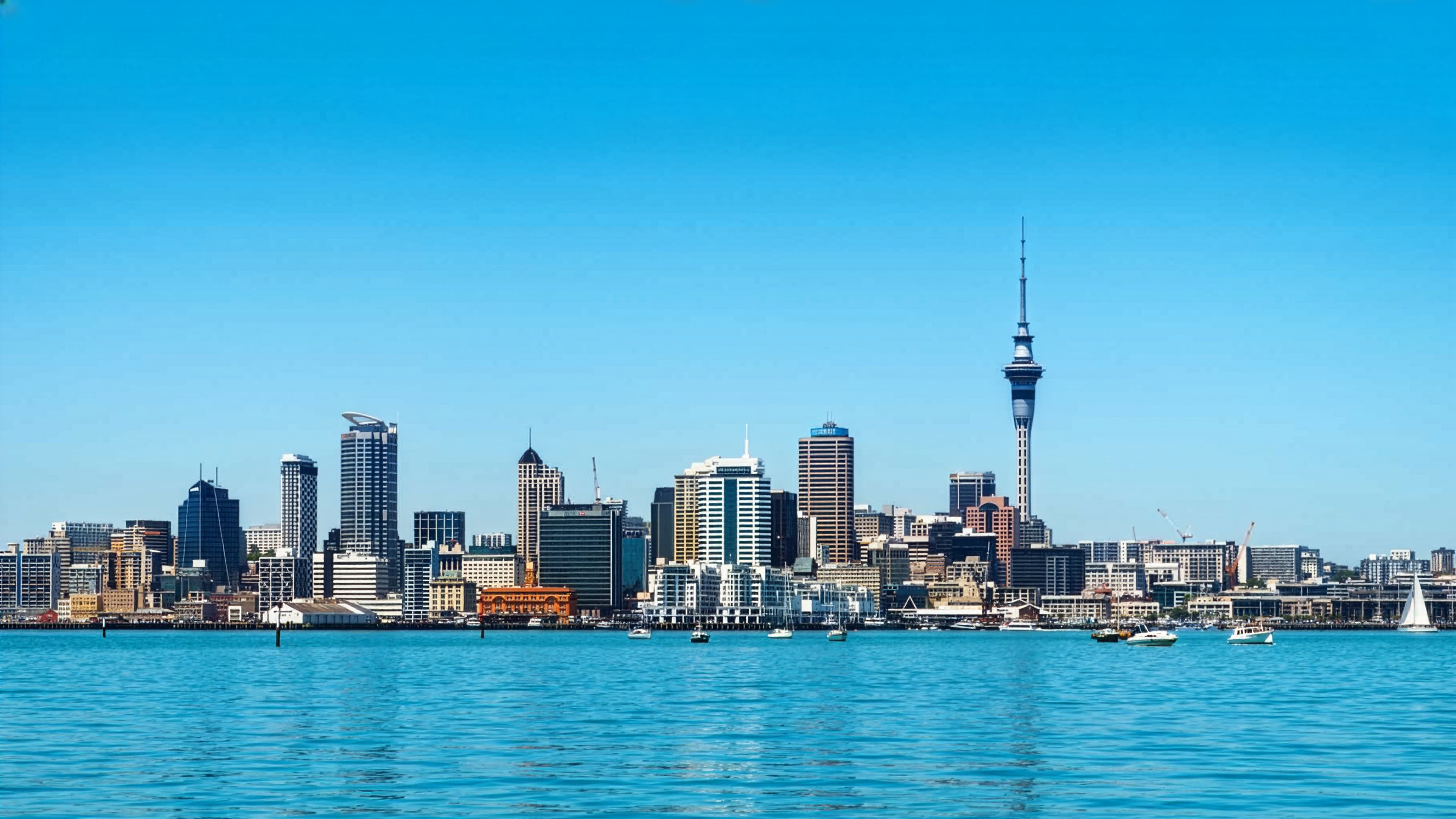 Auckland city skyline